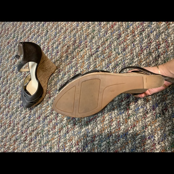 Nine West Wedge Heels - Taupe - Picture 3 of 4